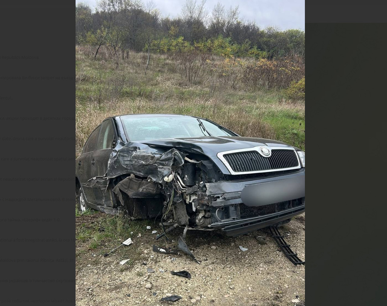 Accident grav în raionul Ungheni: Un autoturism a ajuns pe contrasens și s-a ciocnit cu un camion