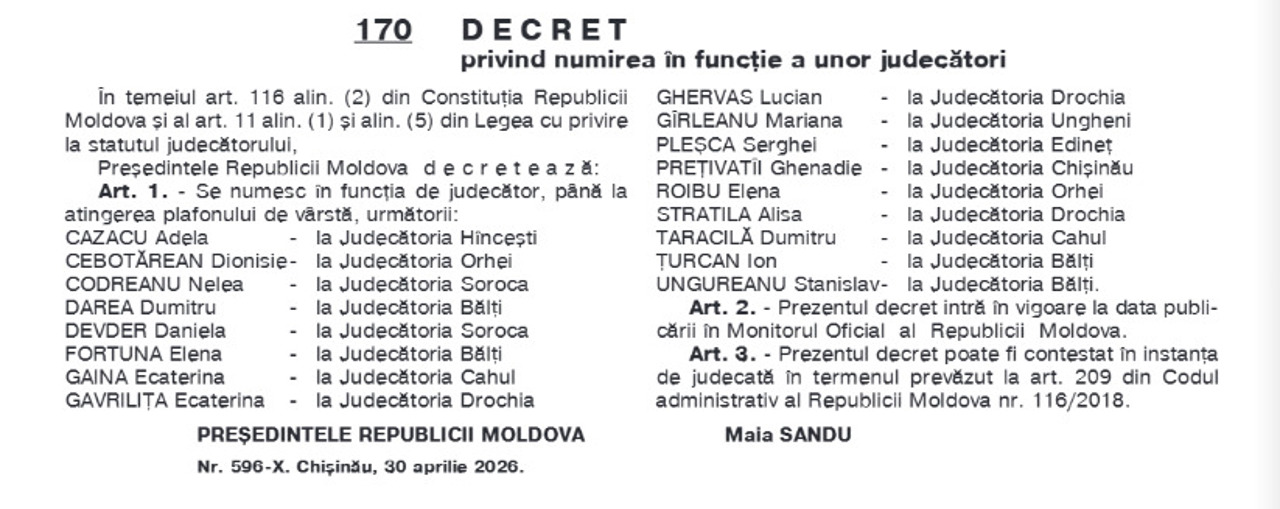 captură ecran Monitorul Oficial din 7 mai 2026