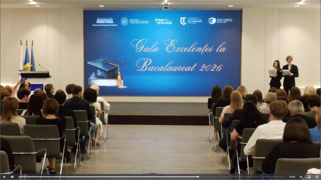 Absolvenți cu 10 la Bac. Dan Perciun: „Voi sunteți repere pentru întreg sistemul educațional”