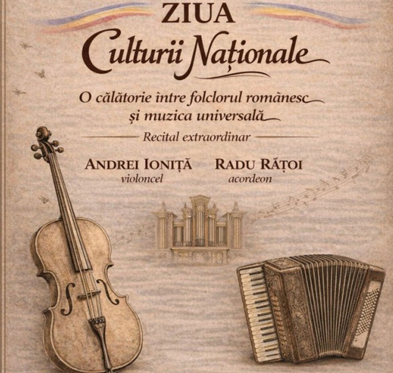 Doi artiști de talie internațională vor evolua la Chișinău, de Ziua Națională a Culturii  