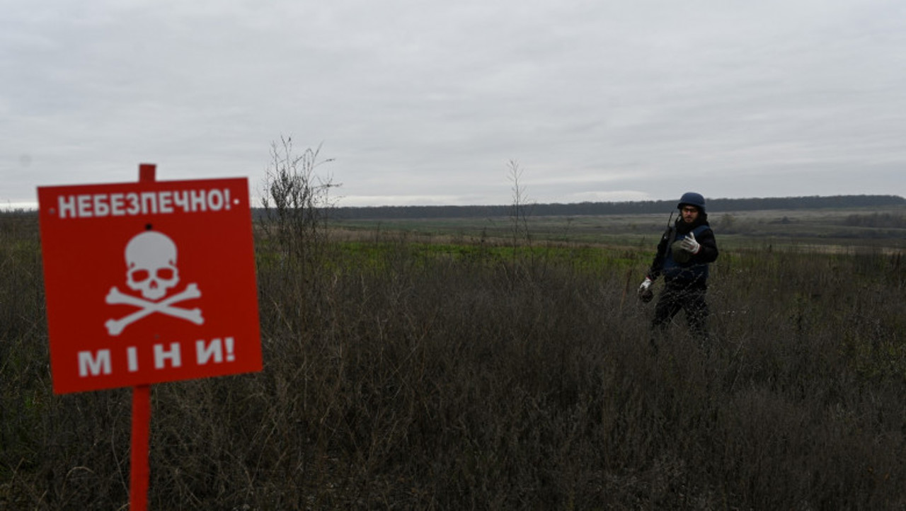 Nearly 30% of Ukrainian territory is mined, authorities in Kiev 