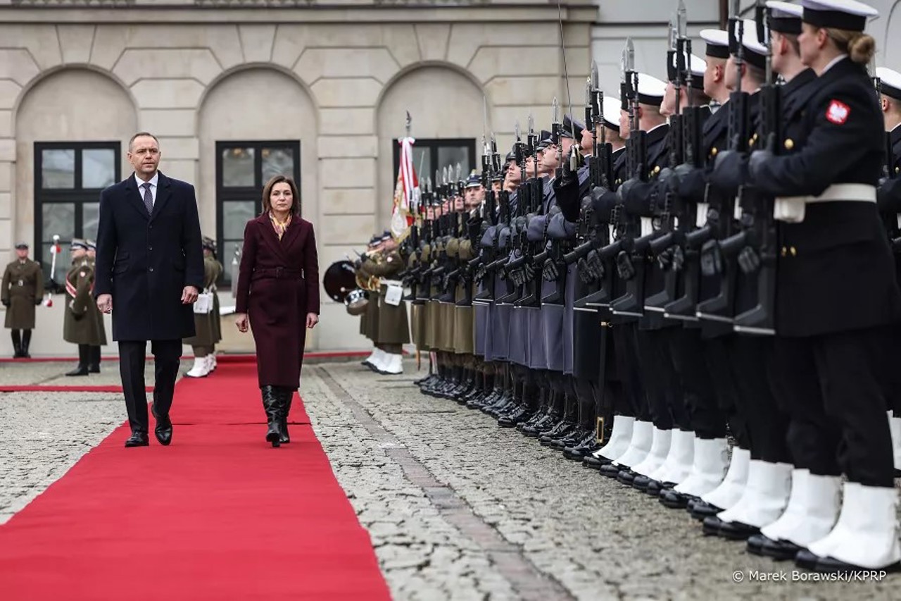 Sprijinul Varșoviei pentru Ucraina și R. Moldova, crucial pentru securitatea Europei: Maia Sandu, vizită oficială în Polonia