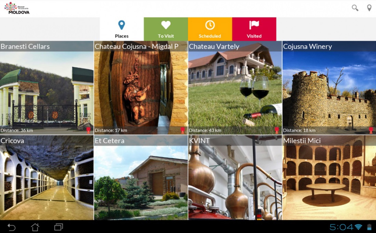 Более 440 туристических достопримечательностей Республики Молдова интегрированы в мобильное приложение