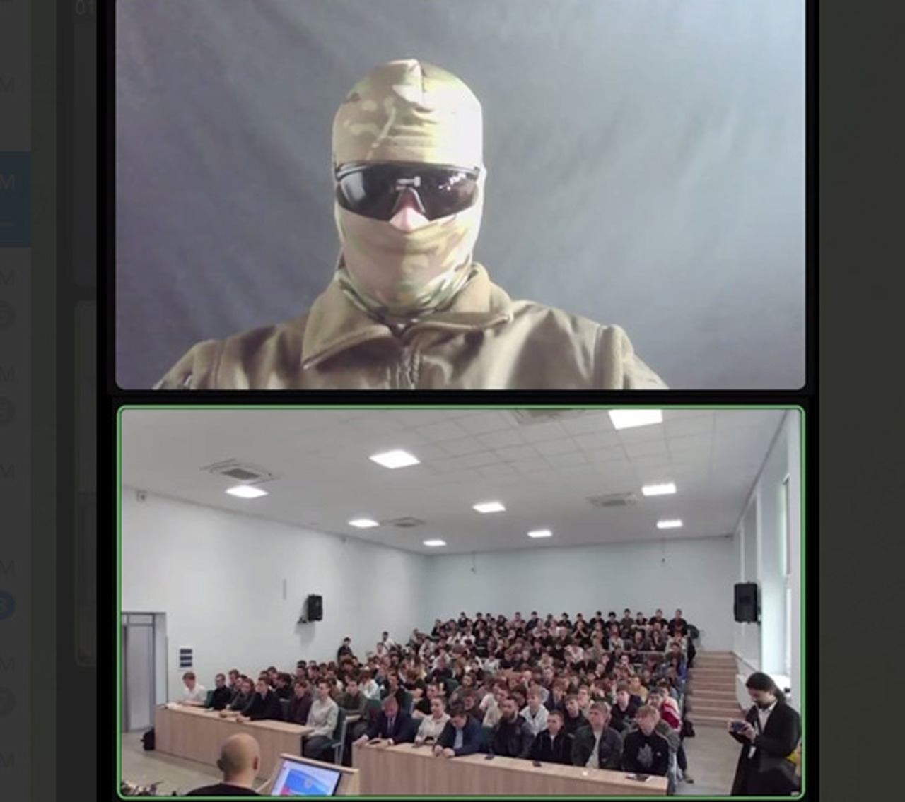 Kuban university video call hacked by Ukrainian forces