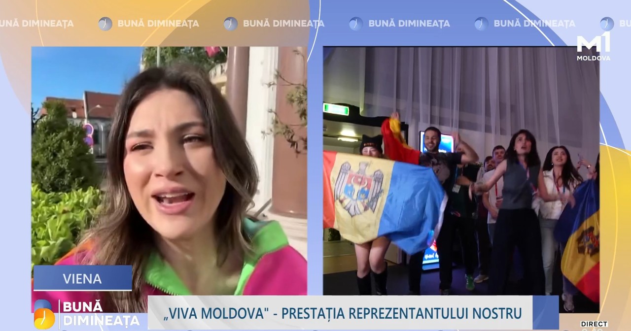 captură video/ Lina Lungu, jurnalistă Moldova, la Wiener Stadthalle de la Viena
