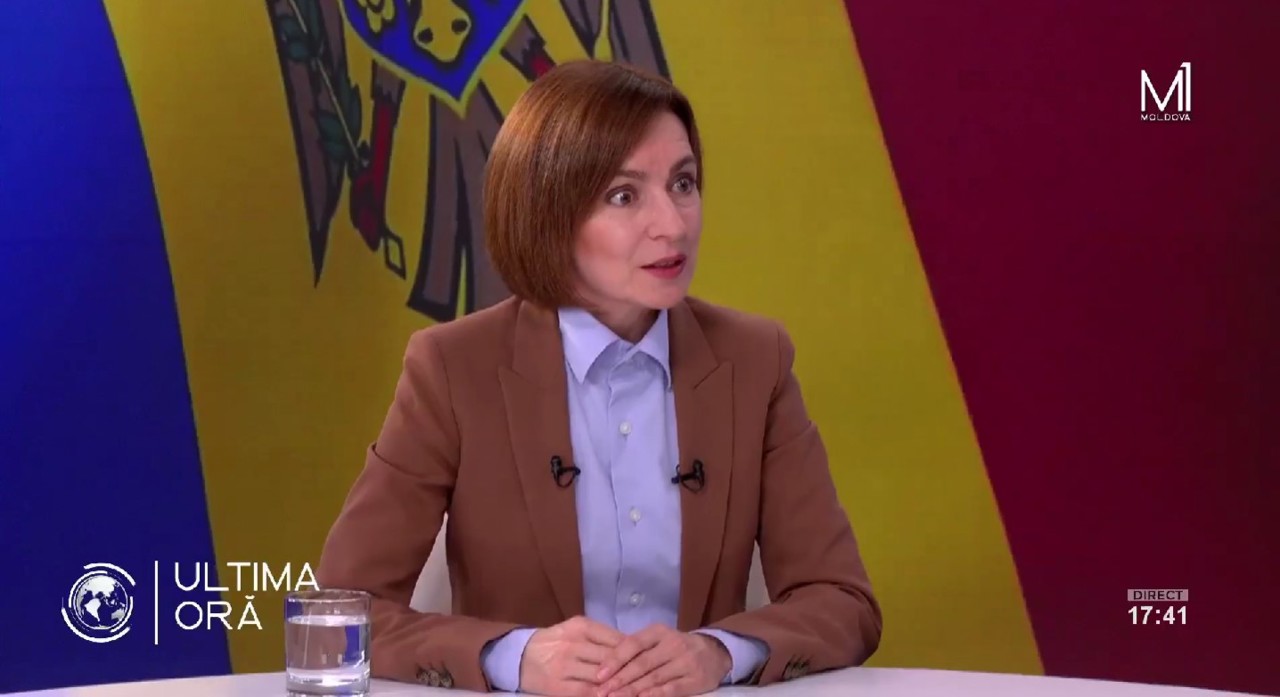 Cutremur puternic în România, resimțit și la Chișinău. Maia Sandu surprinsă de seism, în direct la Moldova 1