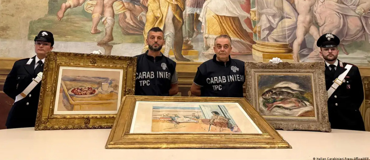 Trei tablouri de Renoir, Cézanne și Matisse, recuperate în Italia. Nouă moldoveni, suspectați de furt