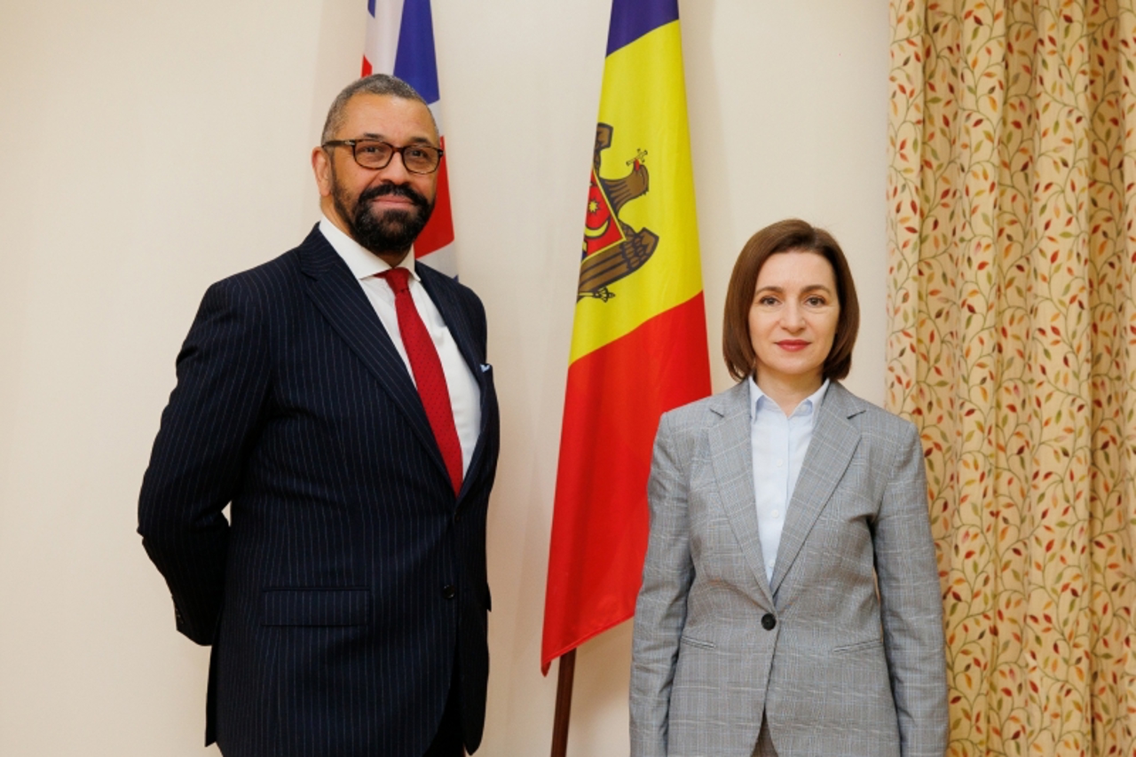 Cooperarea moldo-britanică, discutată de Maia Sandu și James Cleverly