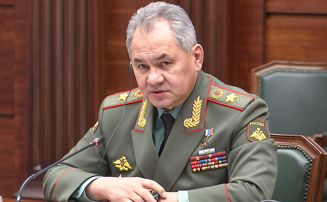 Sergei Shoigu inspected Russian troops involved in Moscow's "special military operation" in Ukraine