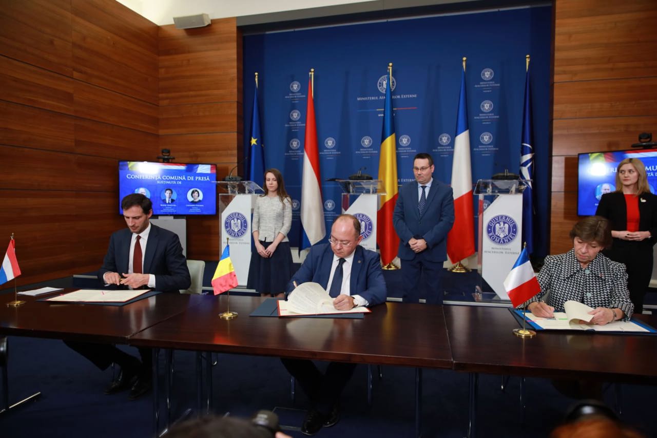 Romania, France and the Netherlands have signed up to a joint statement on security matters. The document reiterates support for Ukraine and the Republic of Moldova