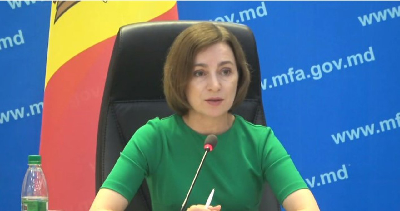 Майя Санду на встрече послов: наша внешняя политика позволила нам, несмотря на войну на границе, сохранить мир