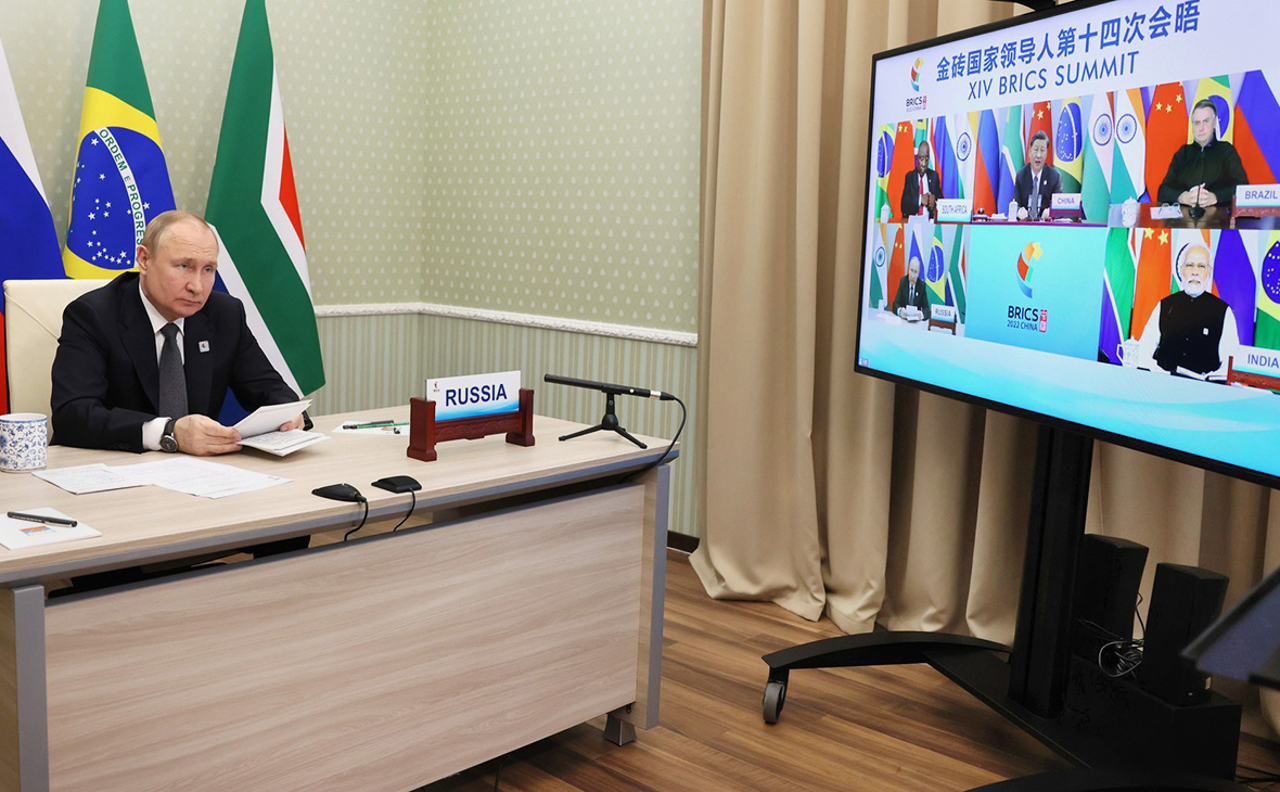 Putin a intervenit la summitul BRICS prin videoconferință cu un discurs în care justifică invadarea Ucrainei