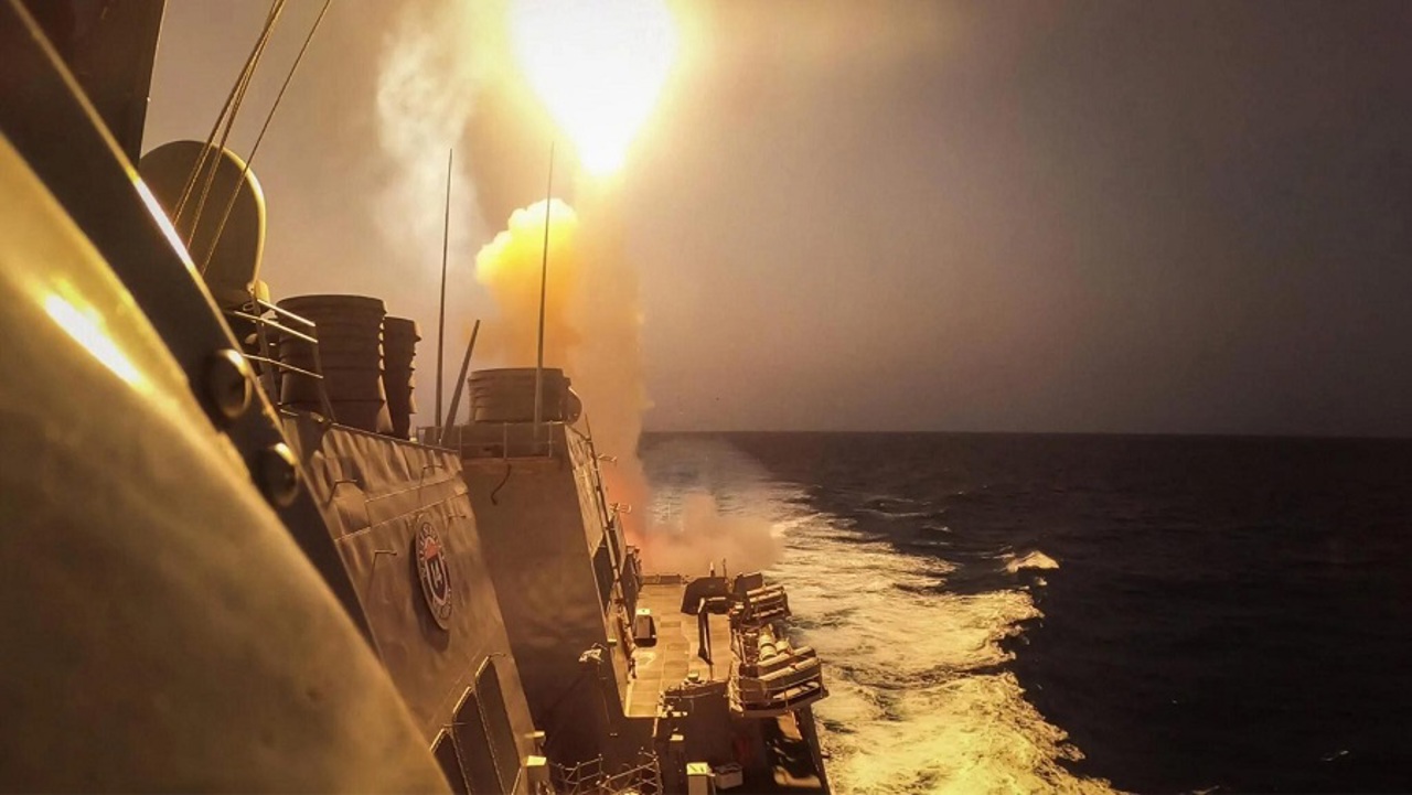 US Targets Houthi Missiles in Red Sea Operation