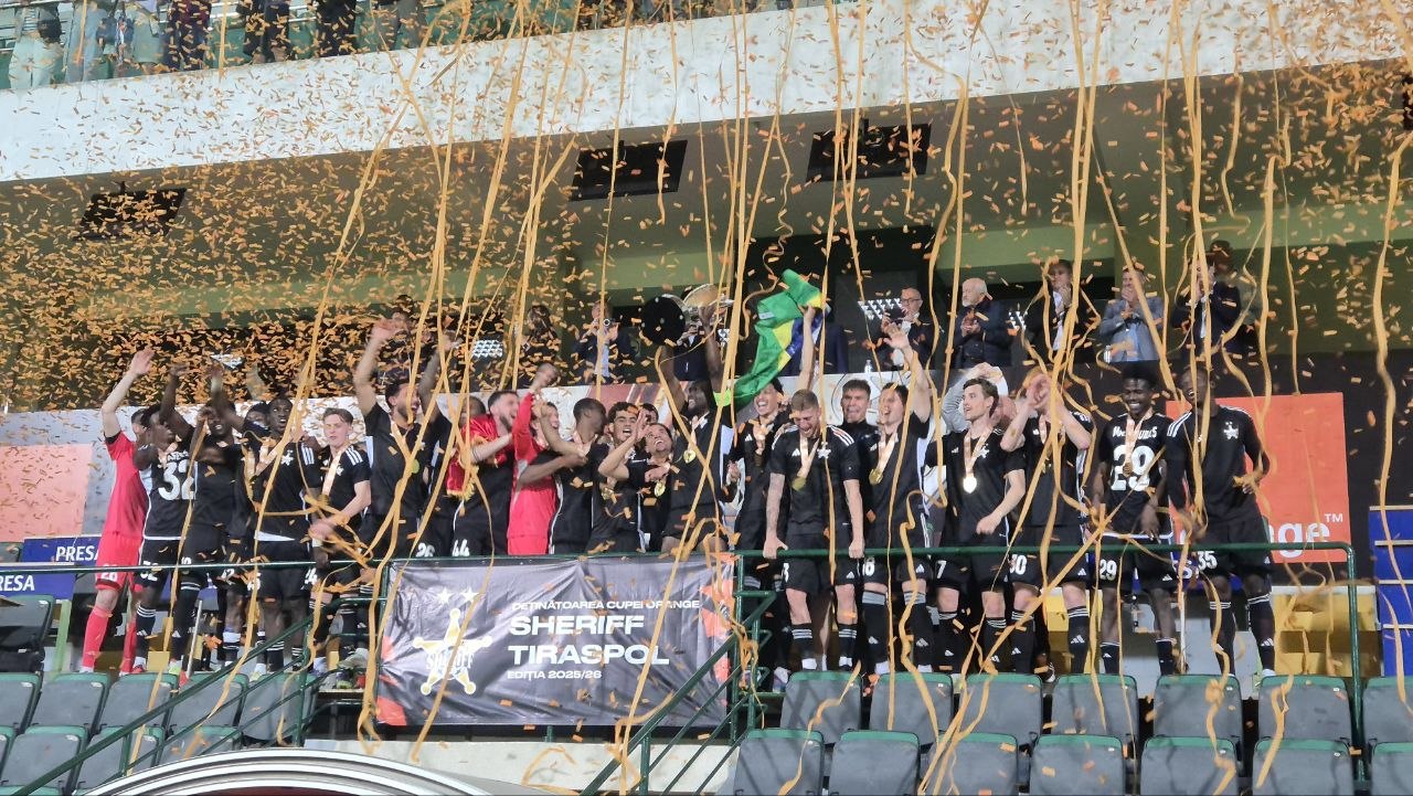 Sheriff Tiraspol a cucerit Cupa Moldovei pentru al doilea an la rând
