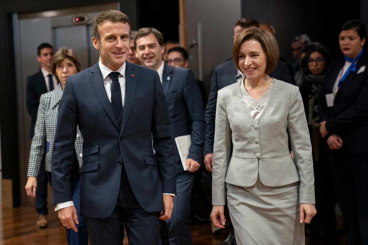 President of France Emmanuel Macron is coming to the summit of the European Political Community in Bulboaca