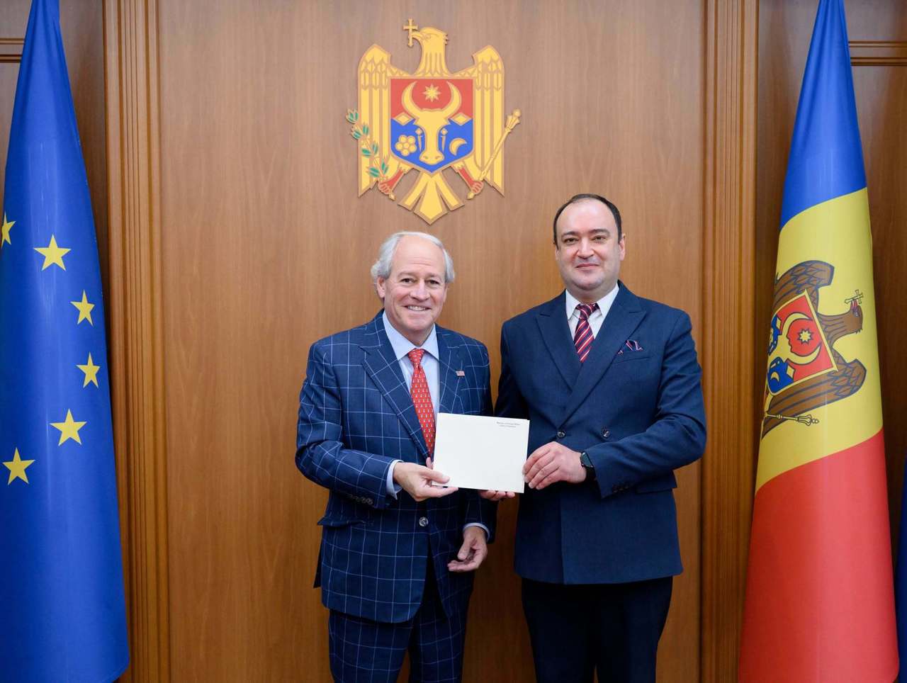 Noul ambasador desemnat al SUA la Chișinău a prezentat copiile scrisorilor de acreditare