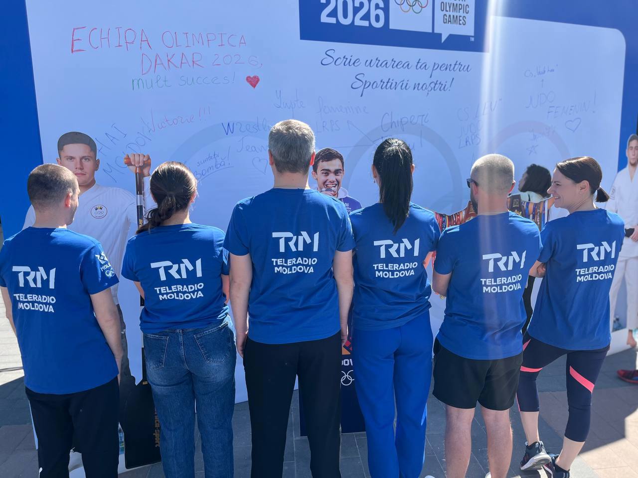 Spectacol la ediția din acest an a „Olympic Fest"! La concursul organizat pentru jurnaliști a participat și echipa Companiei „Teleradio-Moldova”