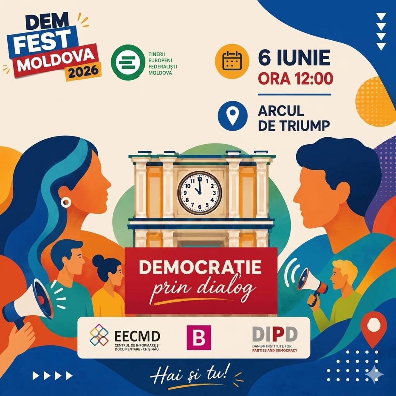 „Democrația prin Dialog”: Chișinăul va găzdui cea de-a doua ediție a „DemFest Moldova” pentru a dezbate problemele actuale ale R. Moldova