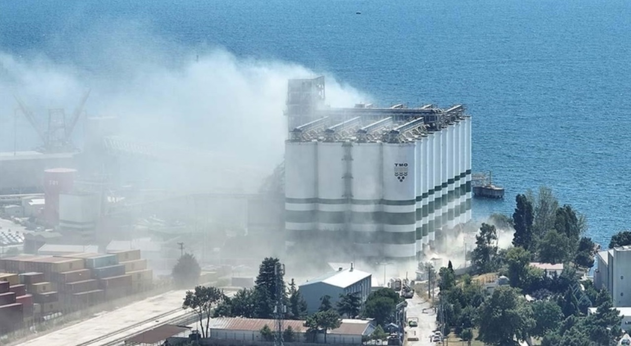 At least 12 people were injured in a blast at a port in northwest Turkey