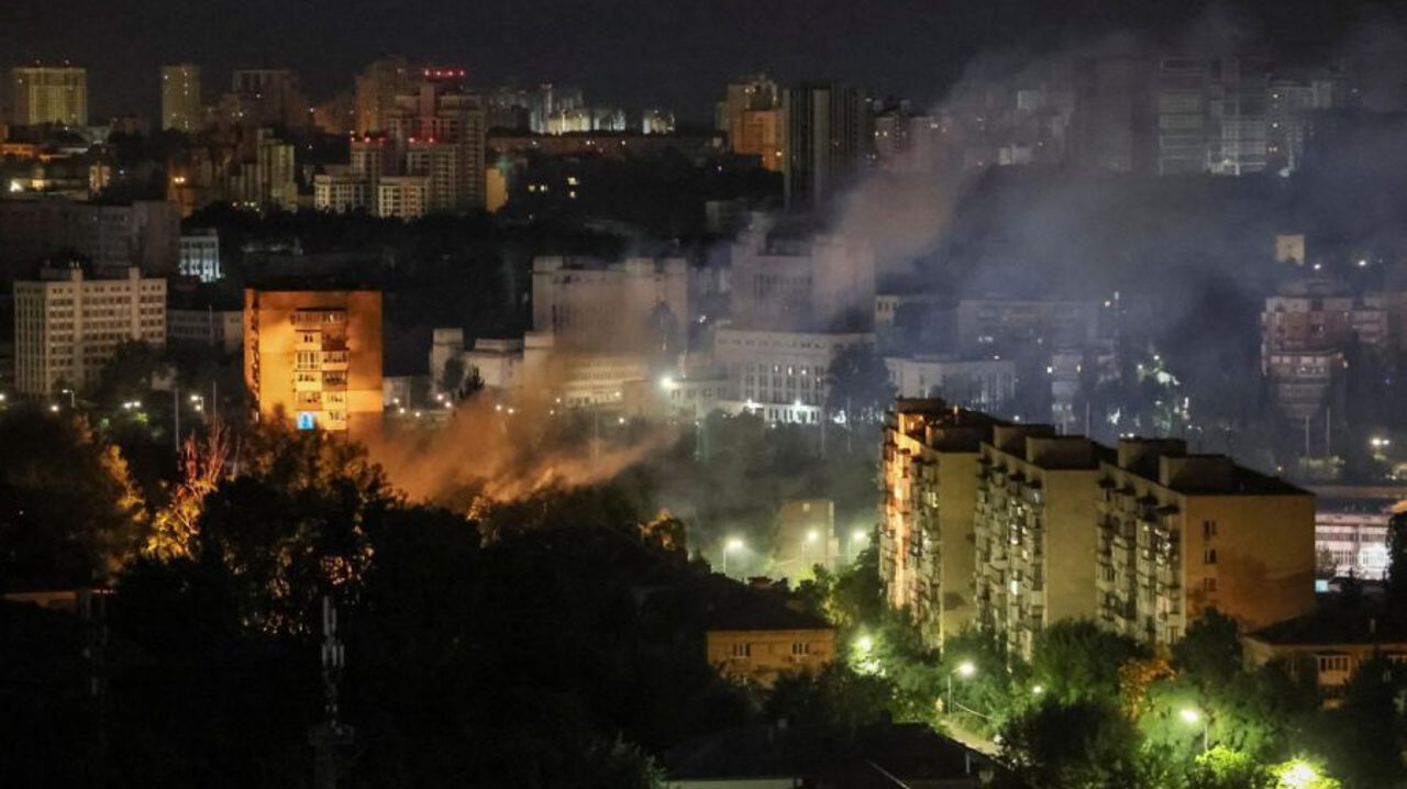 Russian drone attacks on Kiev for the second night in a row