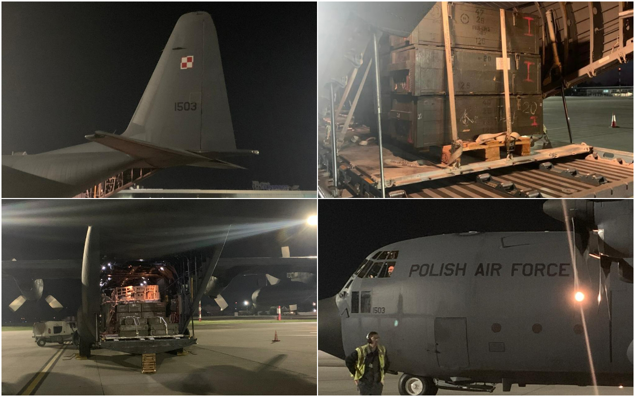 Government from Warsaw sent to Chisinau two planes with weapons and ammunition for the police of the Republic of Moldova