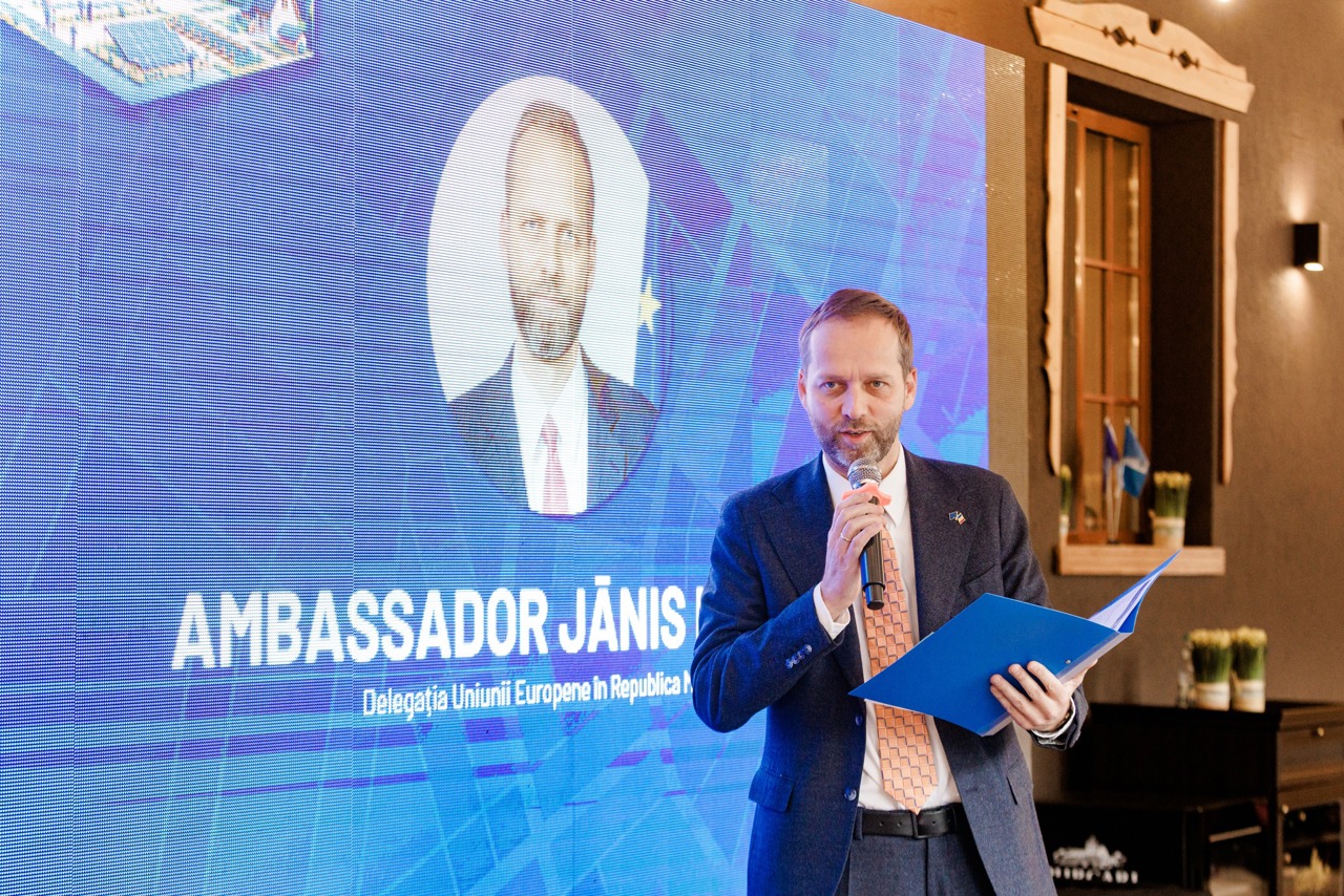 Ambasadorul Uniunii Europene în RM, Jānis Mažeiks: „2023 a fost un an istoric pentru Moldova”