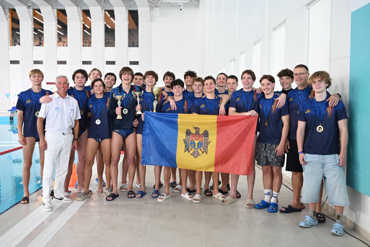 Historic win: Moldova's U18 water polo dominates