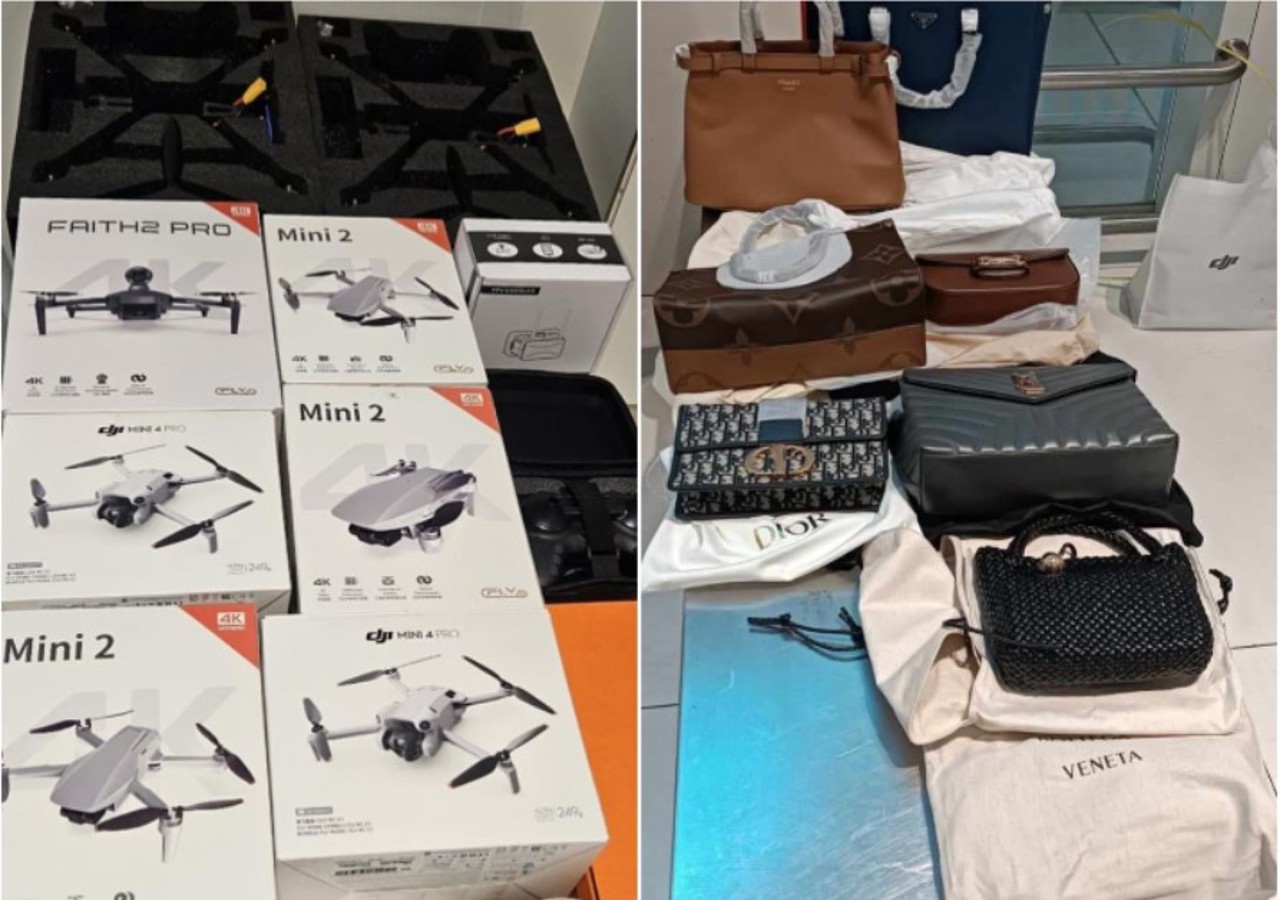 Undeclared drones and brand bags, detected at Chisinau International Airport