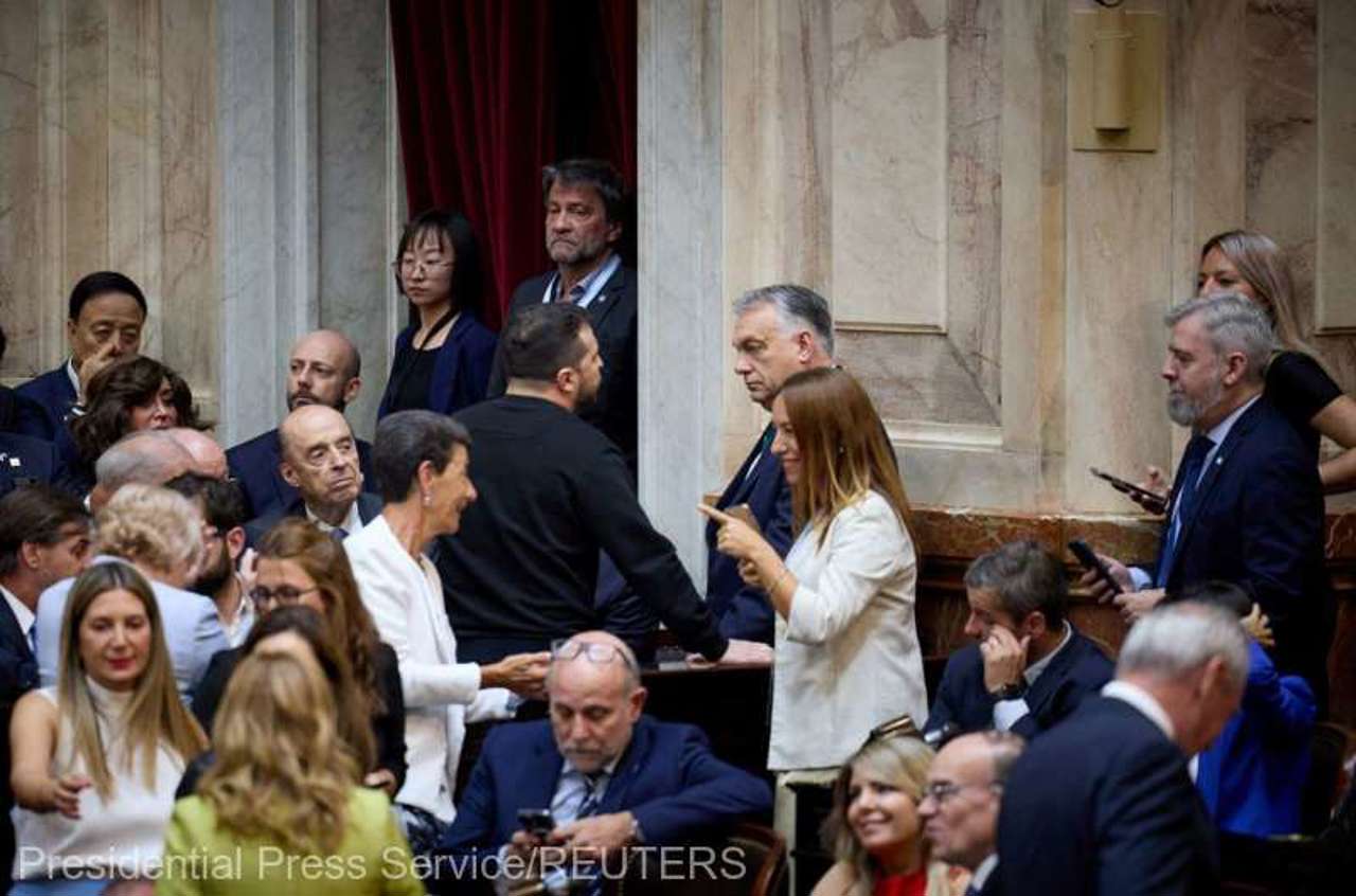 Zelenski spune că a avut un schimb de replici "foarte direct" cu Viktor Orban