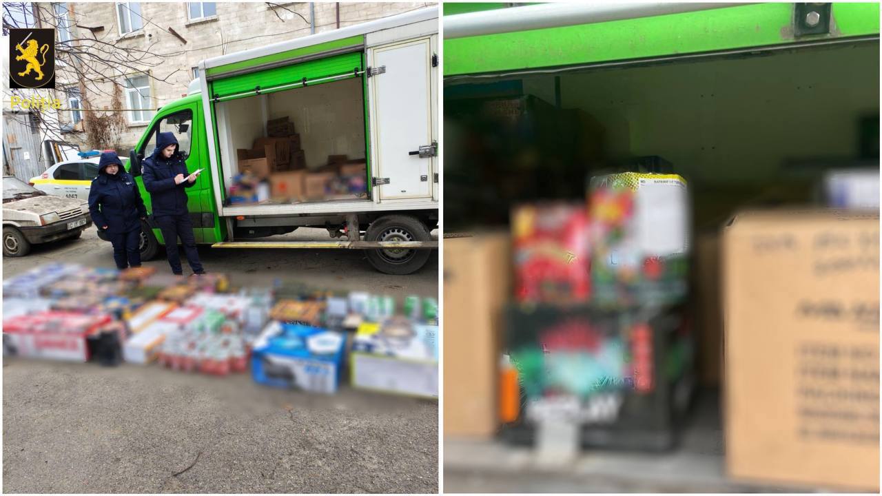 Authorities discover undocumented pyrotechnic products worth 140,000 lei in Buiucani