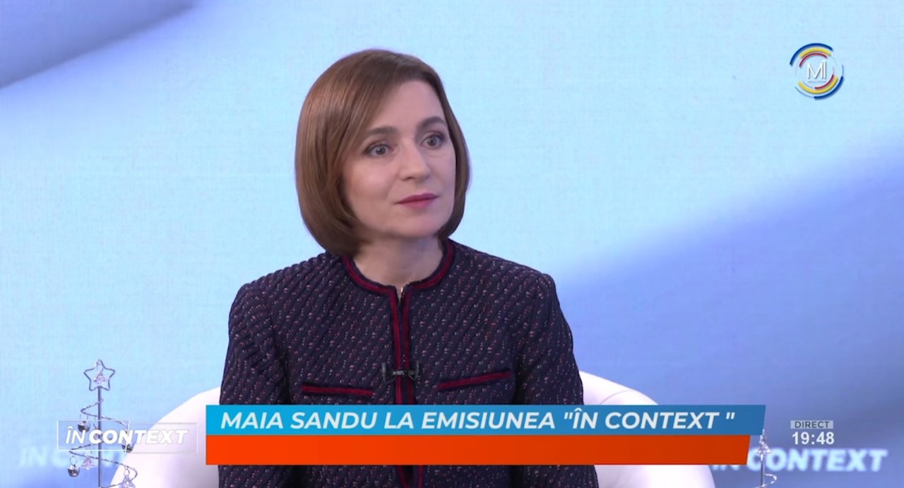 Maia Sandu: Țara noastră trebuie să fie gata în orice moment pentru reîntregire