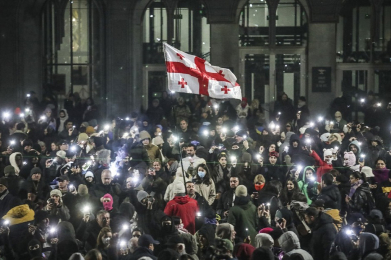 Protestele nu contenesc în Georgia 