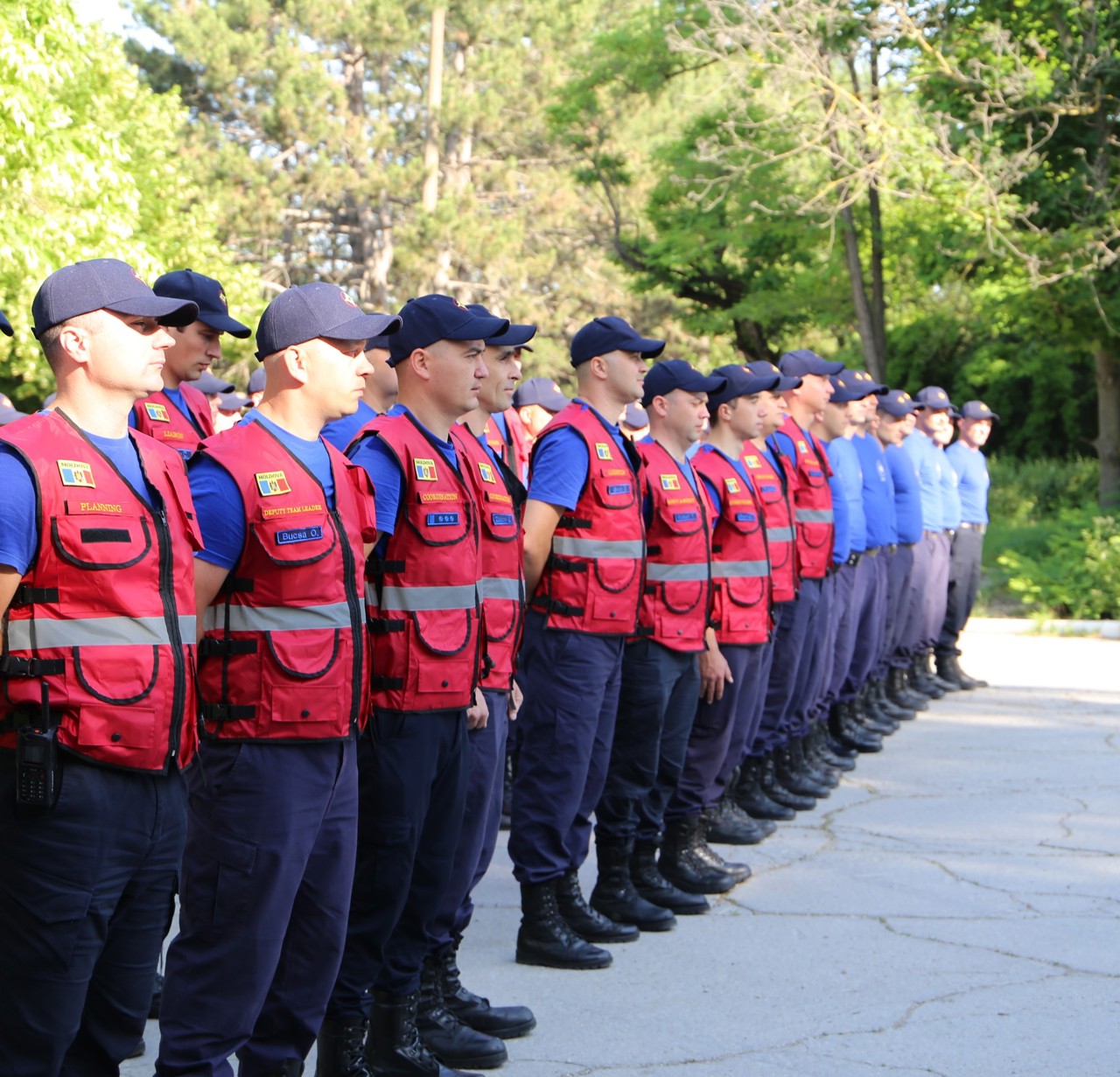 PHOTO A team of Moldovan rescuers and firefighters go to Georgia. They will train in forest fire suppression 