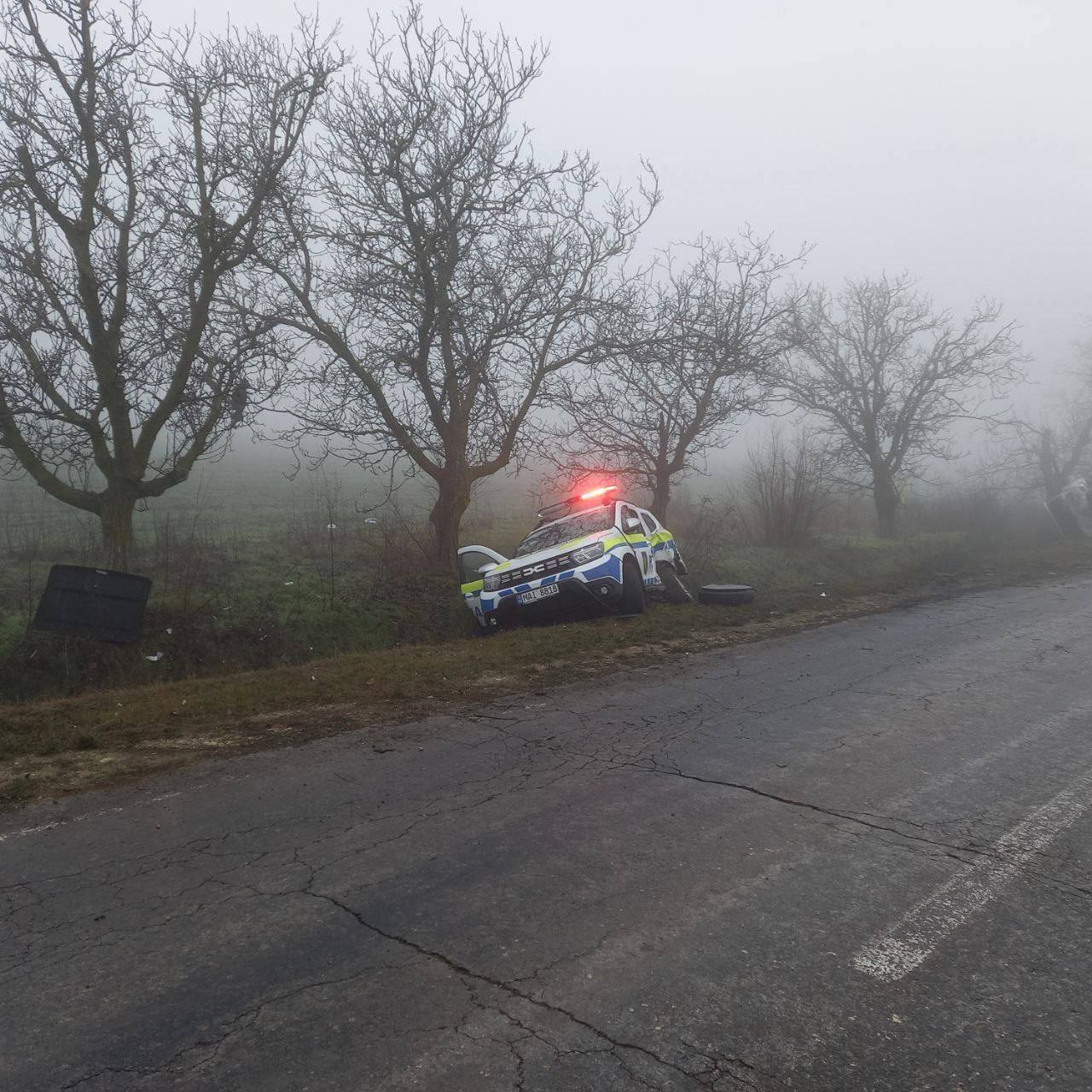 Accident lângă Ceadâr-Lunga cu implicarea unei autospeciale a poliției și a unui microbus