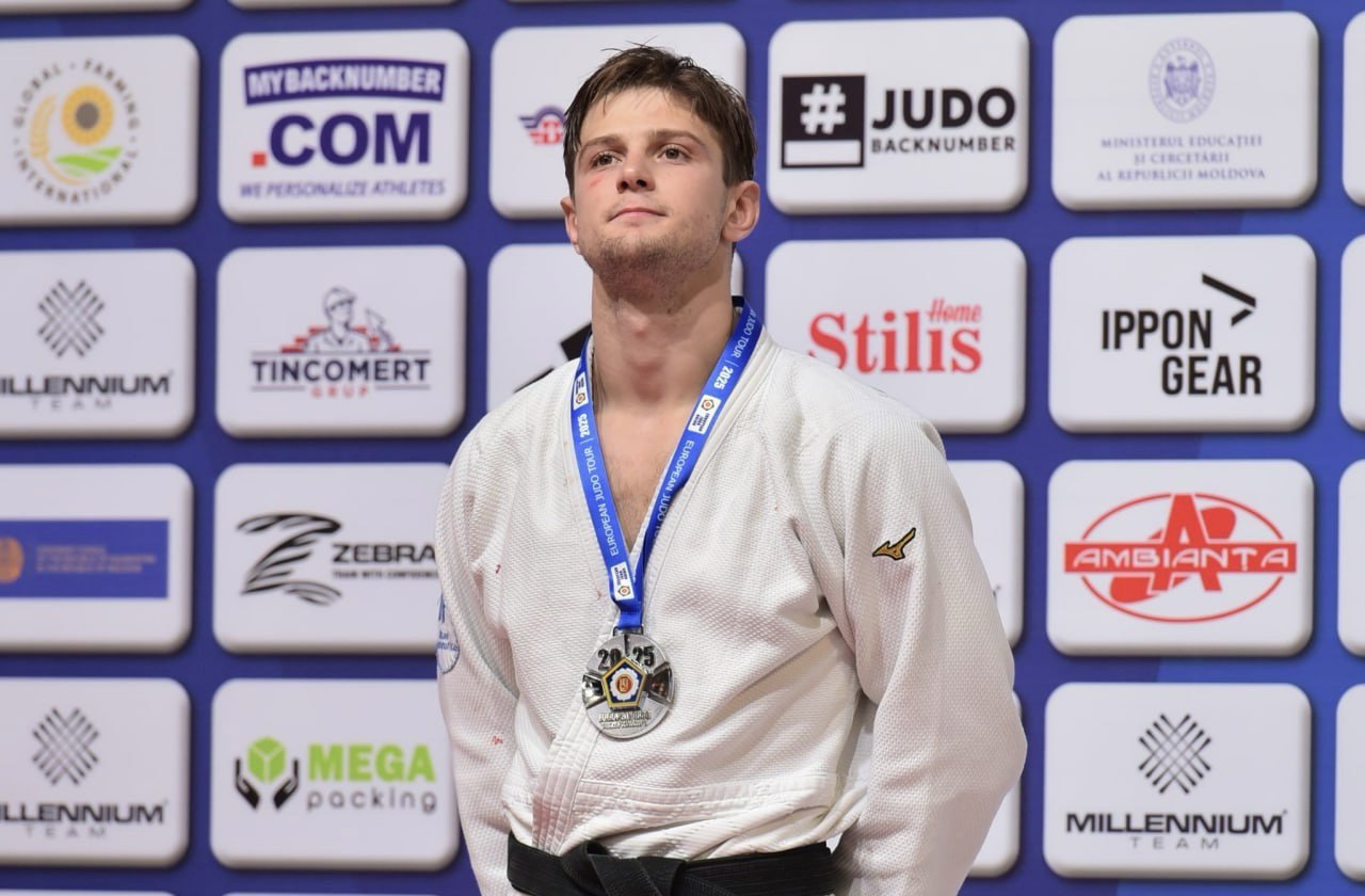 Mihail Latîșev a cucerit medalia de argint la Campionatele Europene de judo pentru tineret „sub 23 de ani”