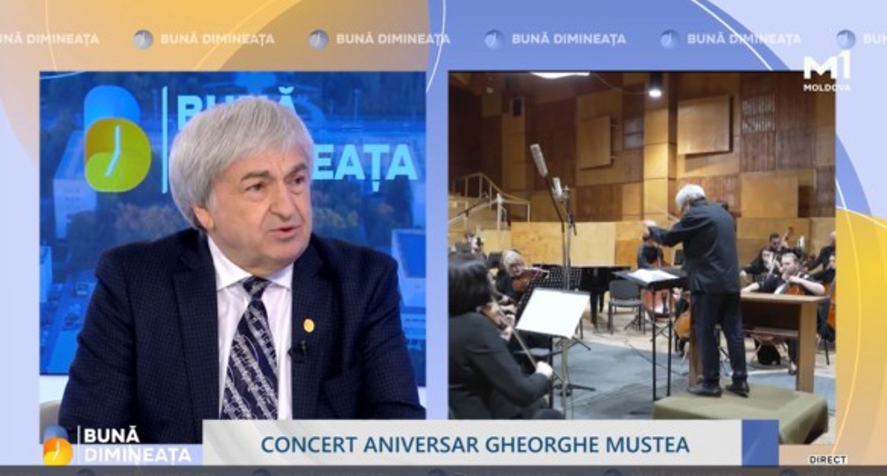Gheorghe Mustea își sărbătorește cei 75 de ani printr-un concert aniversar la Palatul Republicii