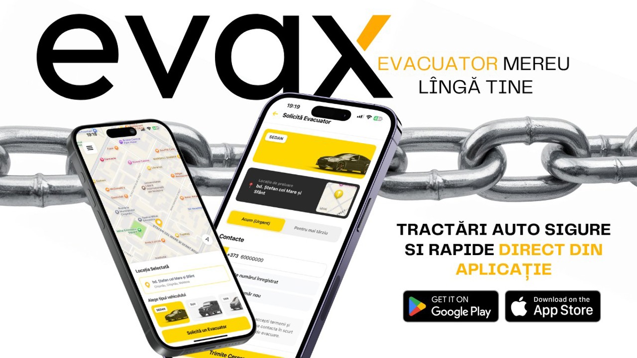 ADVERTORIAL | EVAX - Tractări auto direct din aplicatie, simplu si rapid