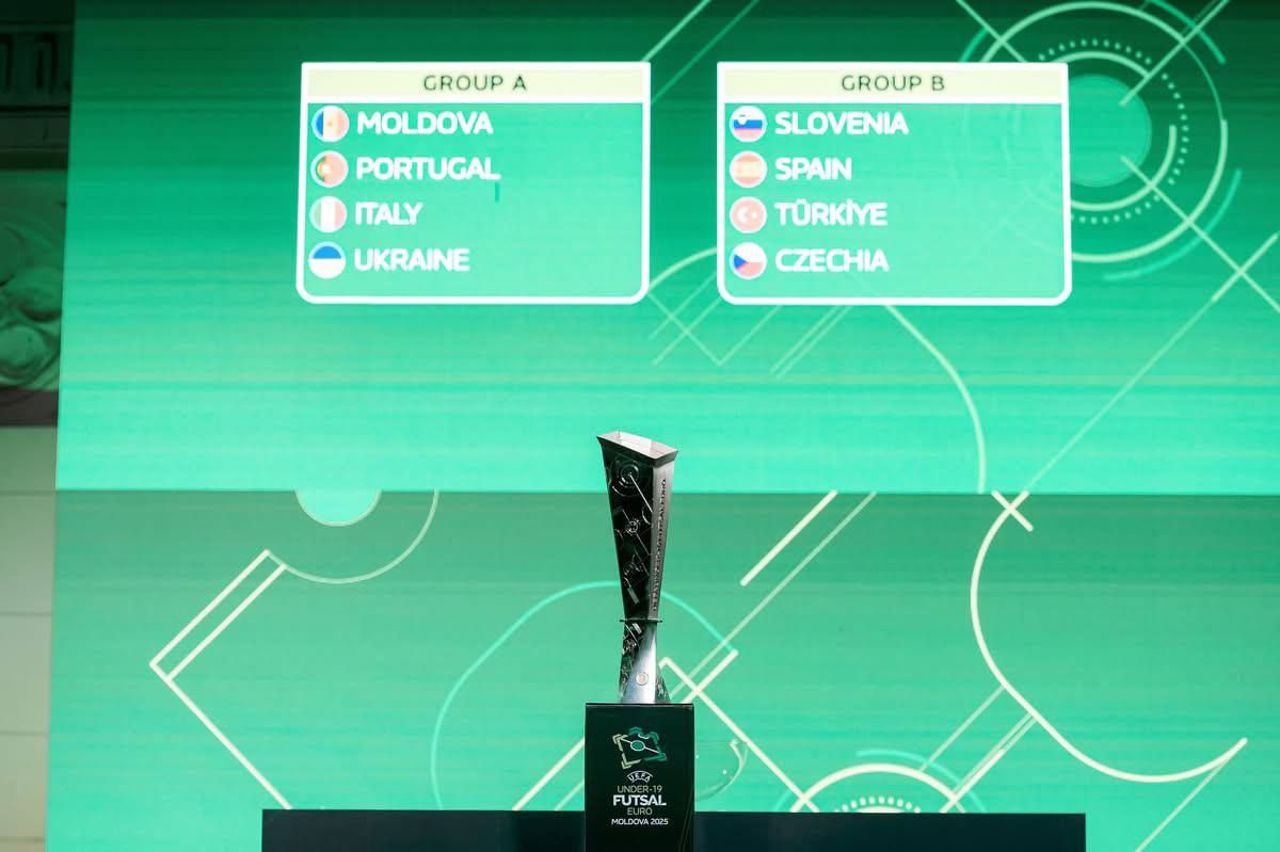Două zile au mai rămas până la Campionatul European de futsal „sub 19 ani”: Arena Chișinău este gata de marele eveniment 