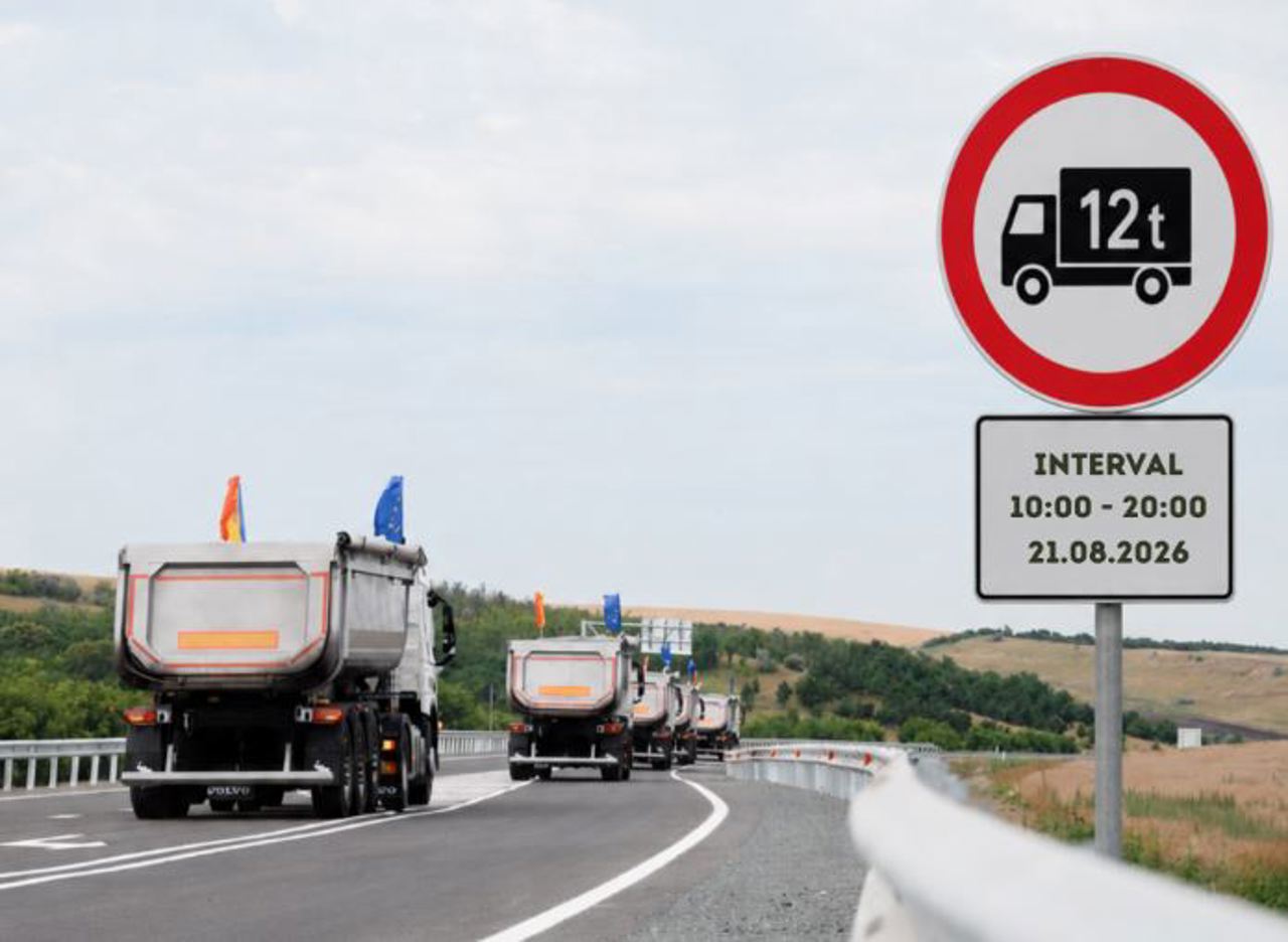 Trafic restricționat din cauza caniculei: Măsuri speciale pentru vehiculele de peste 12 tone