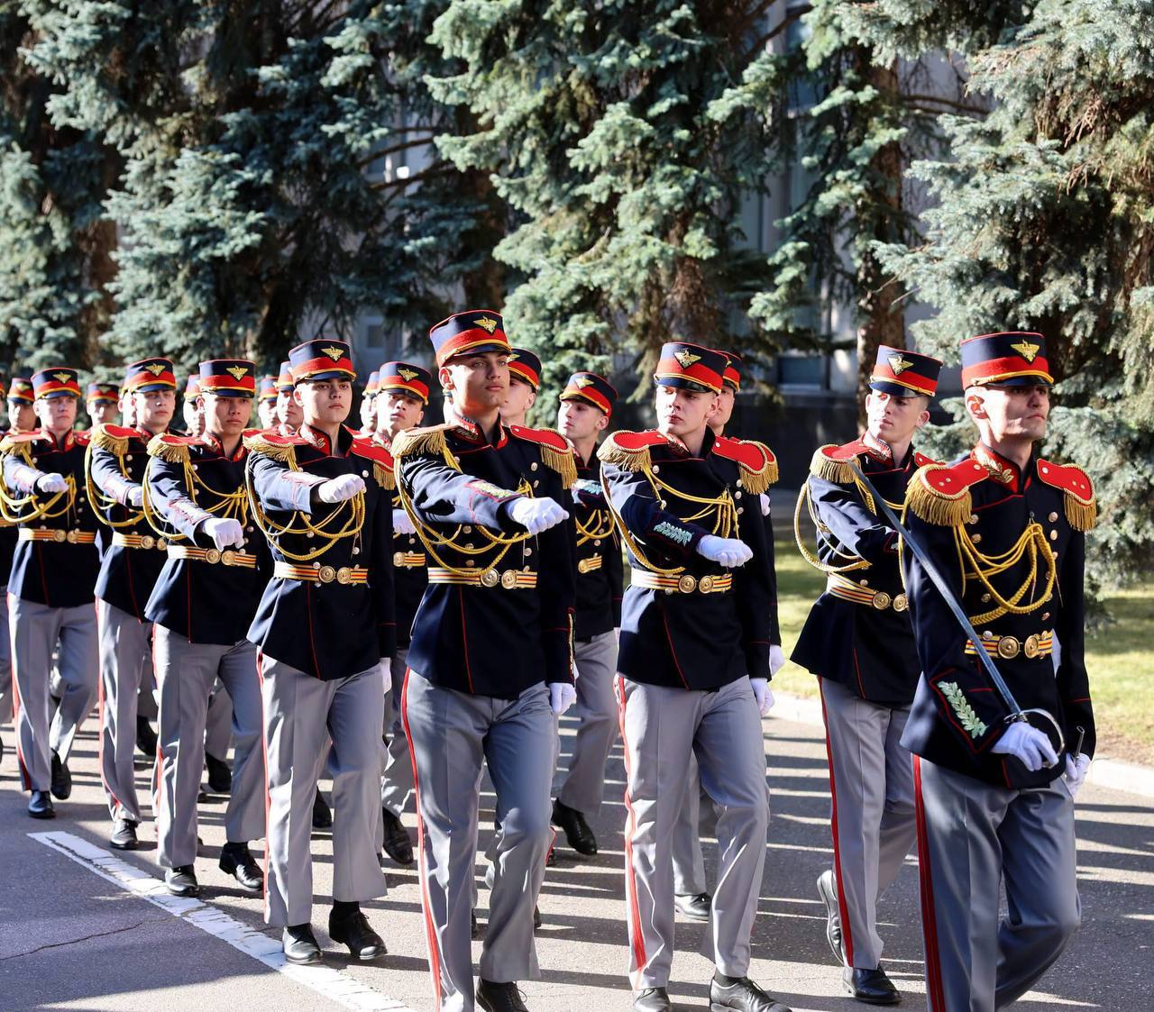 Honor Guard is preparing for the Independence Day parade
