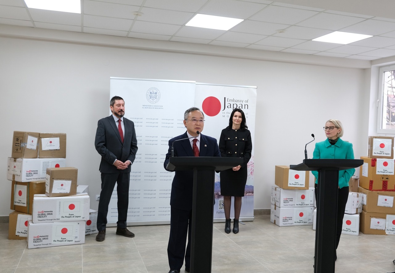 Japan aids Moldova's tuberculosis fight with $330,000 drug donation