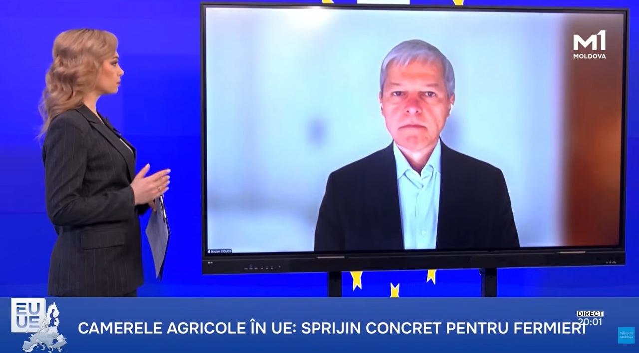 Dacian Cioloș, mesaj către agricultorii moldoveni: Camerele agricole sunt vitale pentru dezvoltarea agriculturii