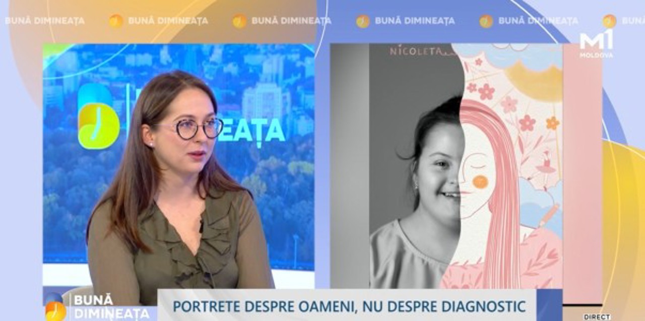 Imagini despre oameni, nu despre diagnostic: Portrete ale persoanelor cu sindromul Down, expuse la Chișinău 