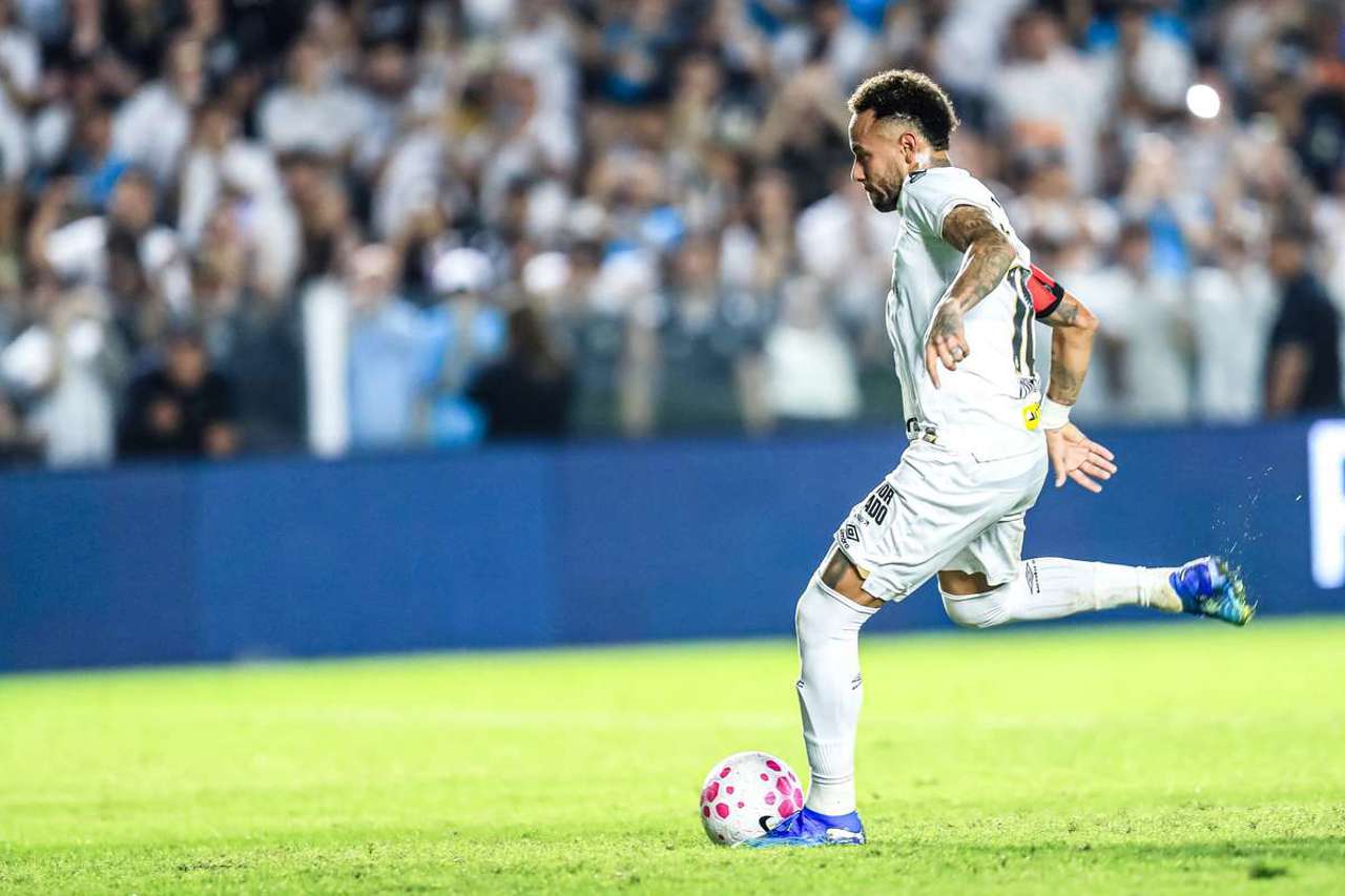 Neymar a înscris două goluri în prima divizie braziliană de fotbal 