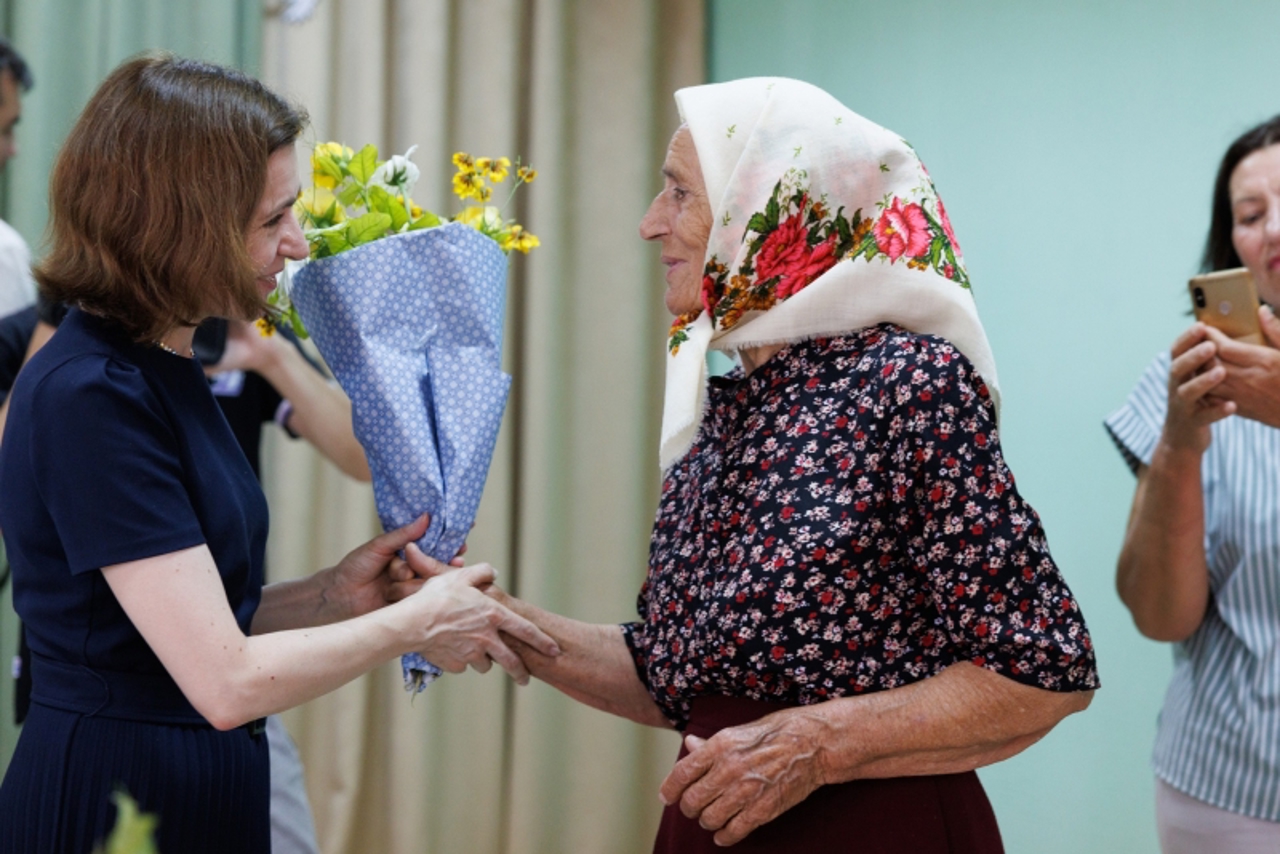 The number of elderly people in the Republic of Moldova is increasing. Maia Sandu: "We will continue to work for more inclusion"