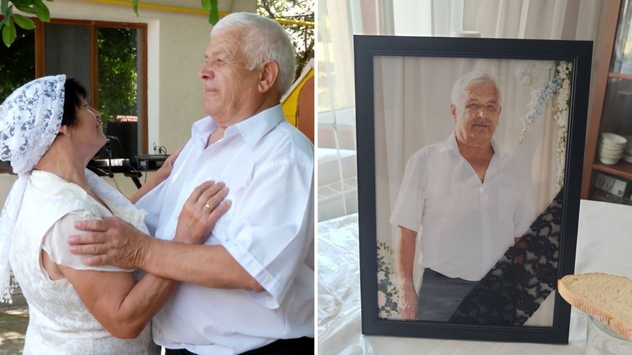 Iubire regăsită peste 45 de ani și curmată de o tragedie: Anatolie a decedat la o lună după ce a dus-o la altar pe iubita lui din tinerețe