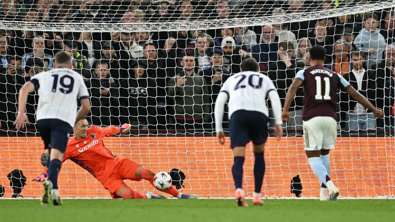 Aston Villa a debutat cu o victorie în grupa unică a Ligii Europei, iar Ollie Watkins a ratat un penalty în minutul 68 