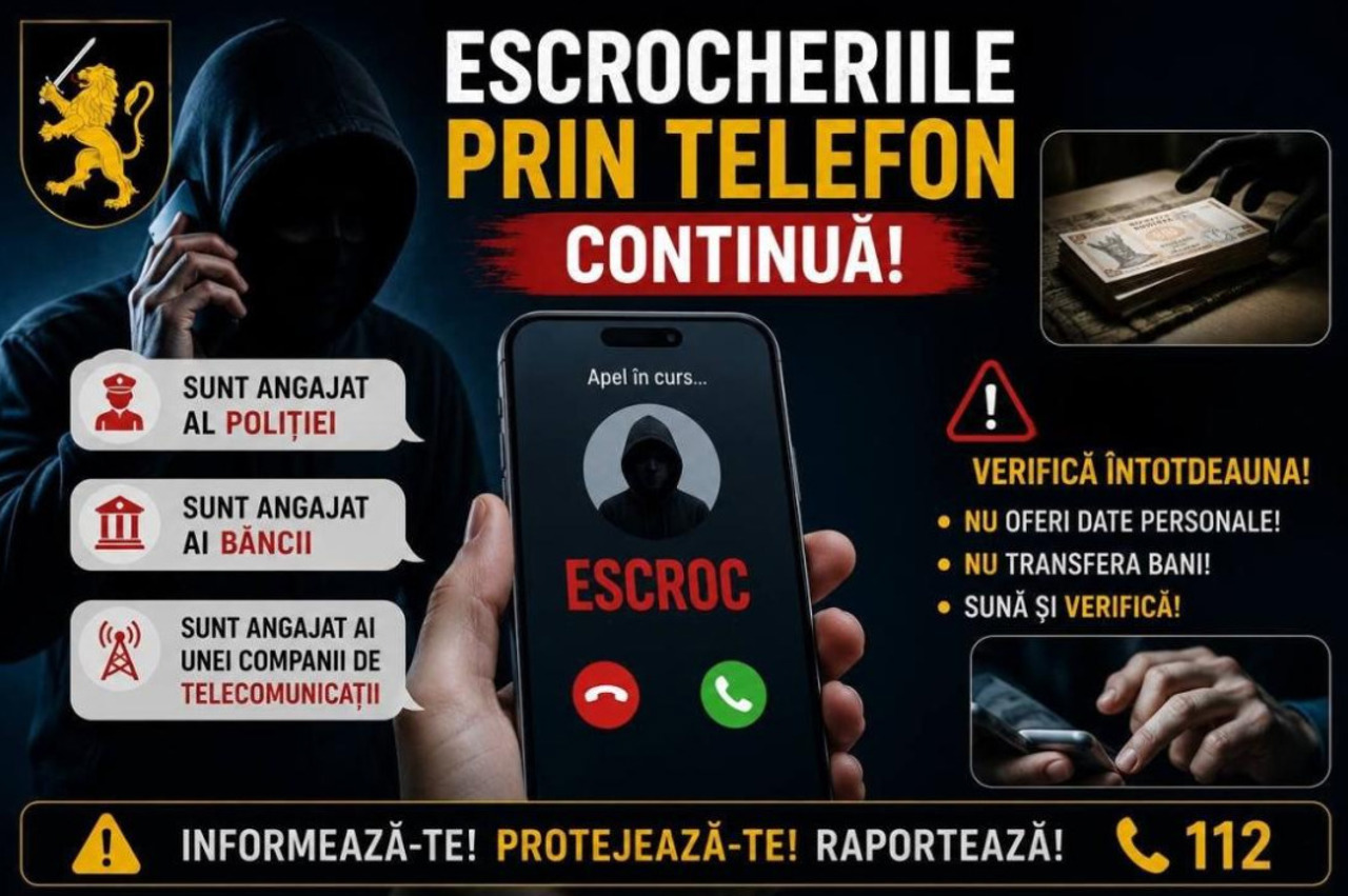 Grupare specializată în escrocherii, destructurată la Chișinău