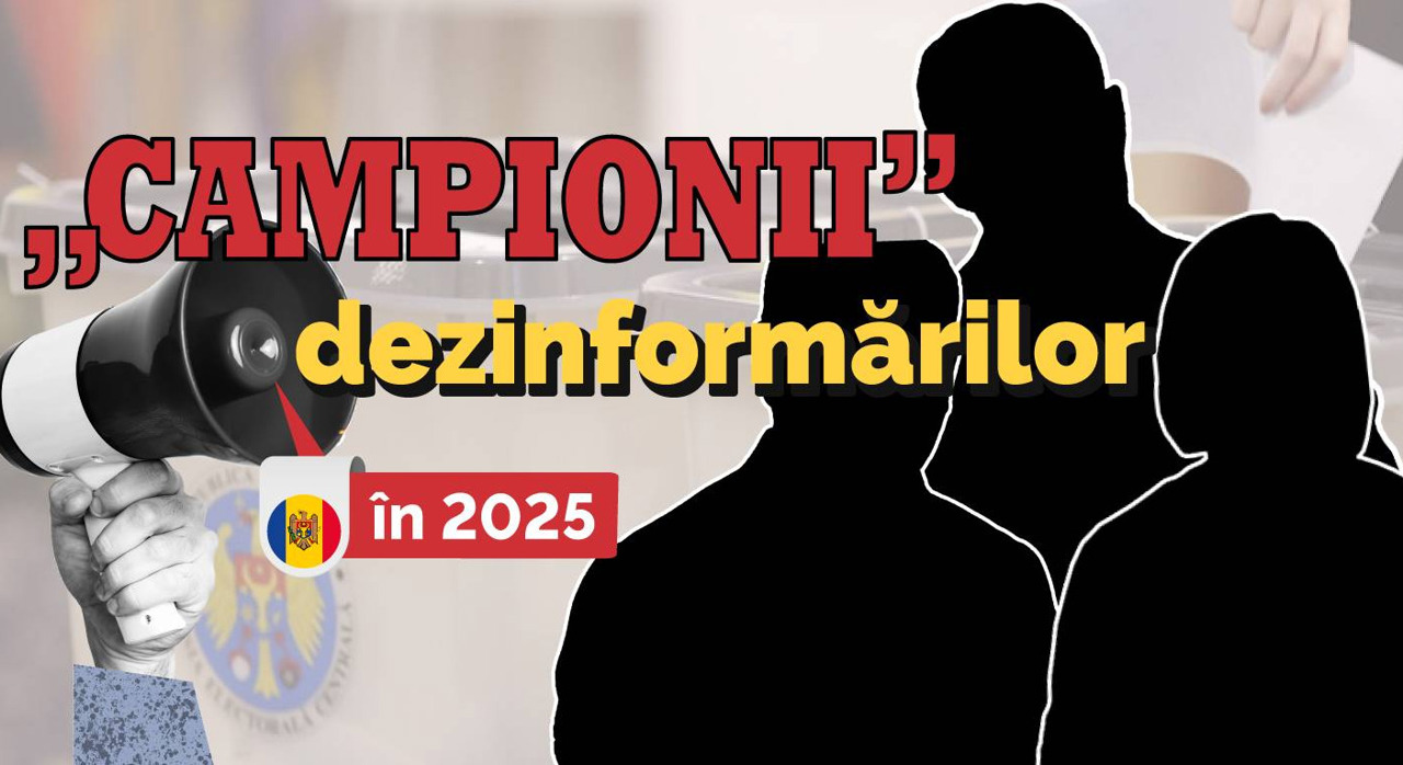 Topul promotorilor de falsuri în 2025: Ilan Șor, Igor Dodon și Irina Vlah, în fruntea clasamentului Stopfals.md
