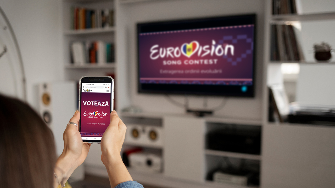 Reprezentantul Republicii Moldova la Eurovision 2023 poate fi votat de telespectatori, în premieră, gratuit și în regim online